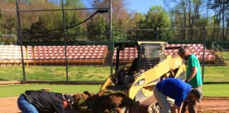 Project EverGreen at Greensboro’s Penn-Wright baseball field