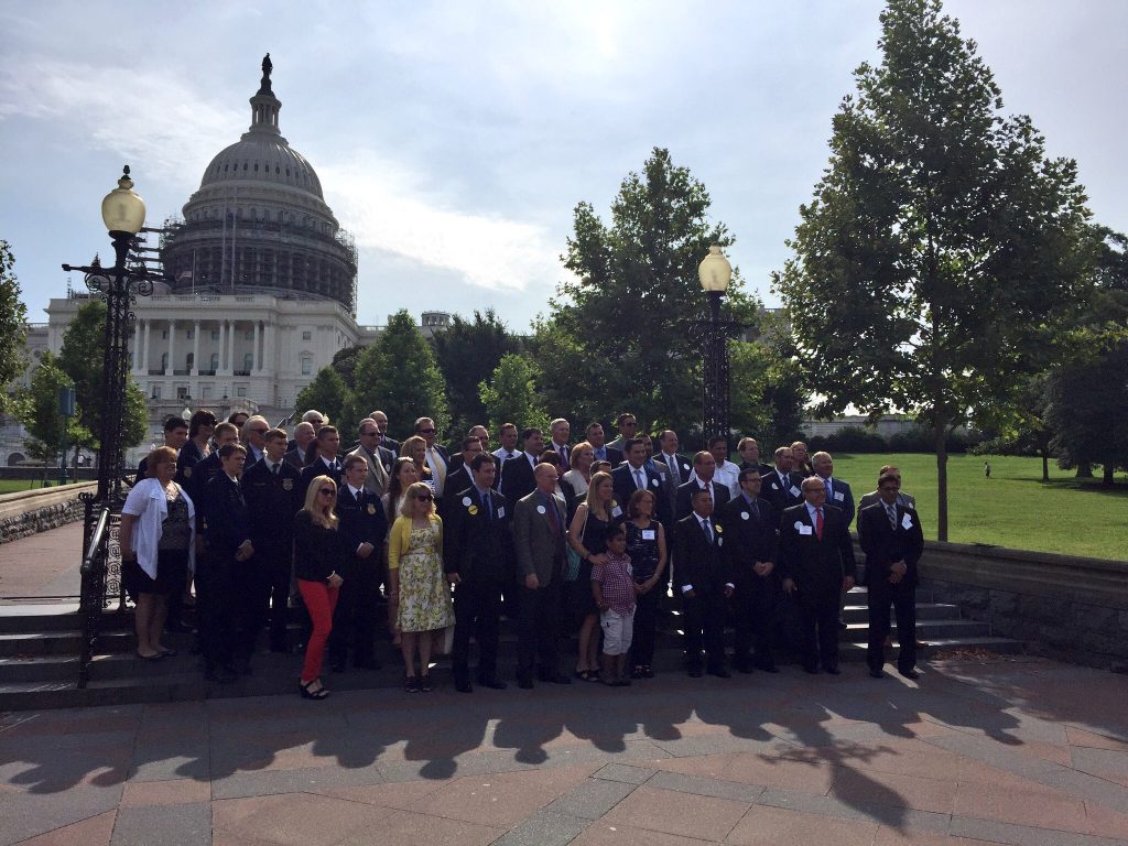 The group of NALP members before advocating for Legislative Day on the Hill 2016. Photo: Jennifer King