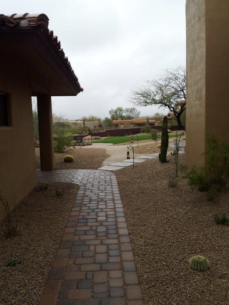 western themed arizona landscaping