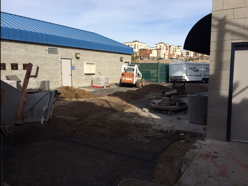 Construction at William Peccole Park