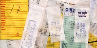 sales tax receipts