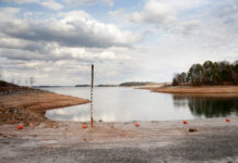Lake Lanier during drought