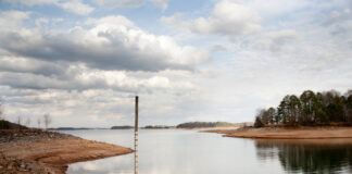 Lake Lanier during drought