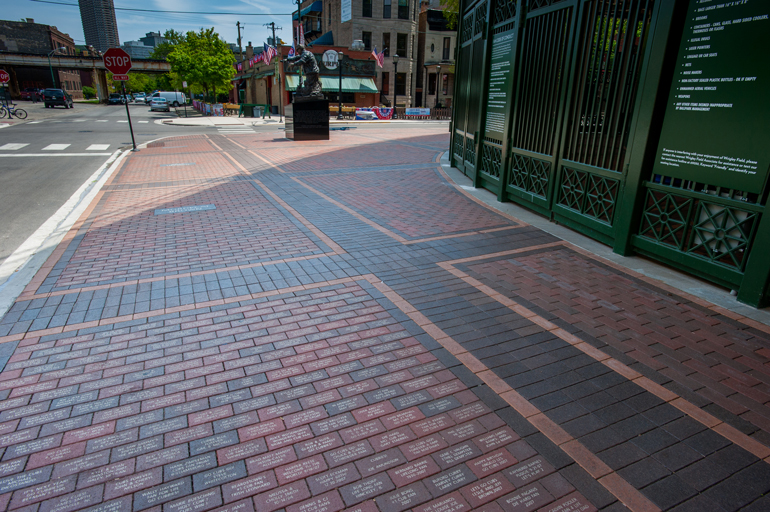 wrigley field paver project