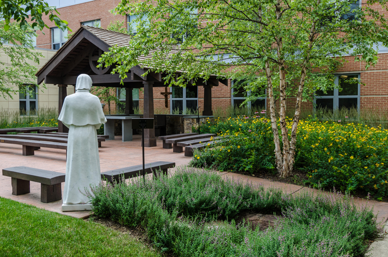 Rosary Garden at Archbishop Spalding High School
