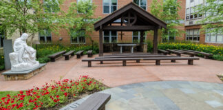 Rosary Garden at Archbishop Spalding High School