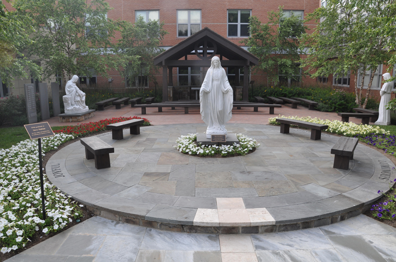 Rosary Garden at Archbishop Spalding High School