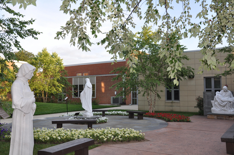 Rosary Garden at Archbishop Spalding High School