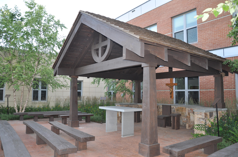 Rosary Garden at Archbishop Spalding High School