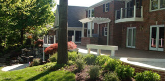 circular patio renovation