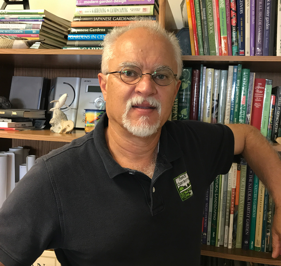 Ricardo Baldi, owner, Baldi Gardens, Arlington, Texas