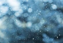 Falling snow
