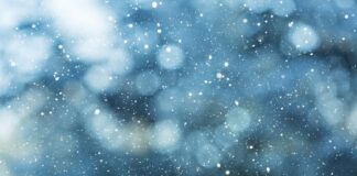 Falling snow