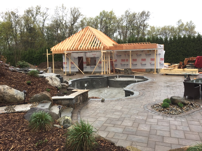 pool and patio