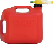 No spill portable fuel containers.