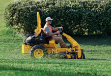 gas-powered mowers
