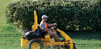 gas-powered mowers