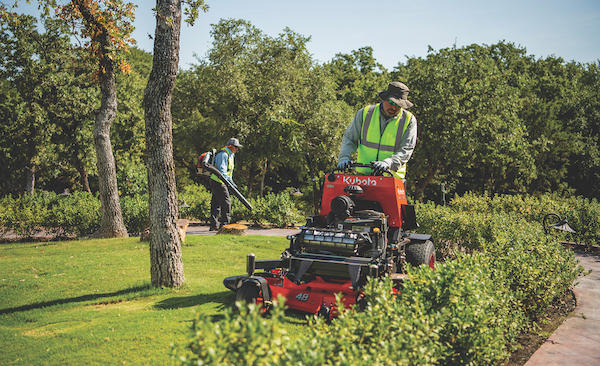 gas-powered mowers
