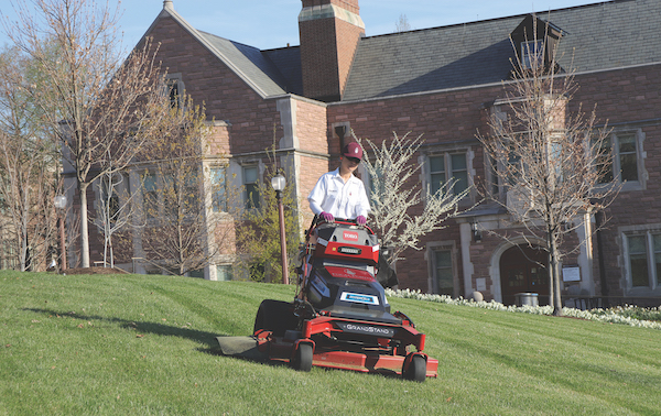 Electric Commercial Mowers, Washington University